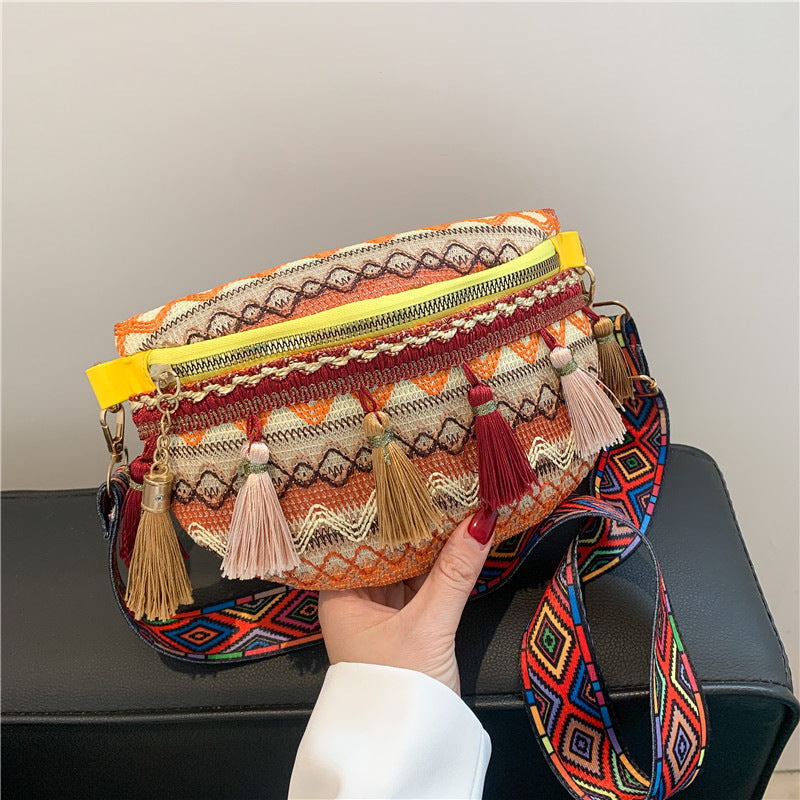 Colorful Embroidered Crossbody Bag Stornfield