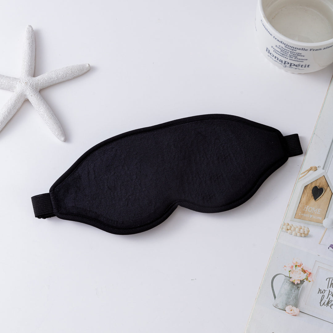 Unisex ergonomic sleep mask with three-dimensional contour and adjustable rubber band Stornfield