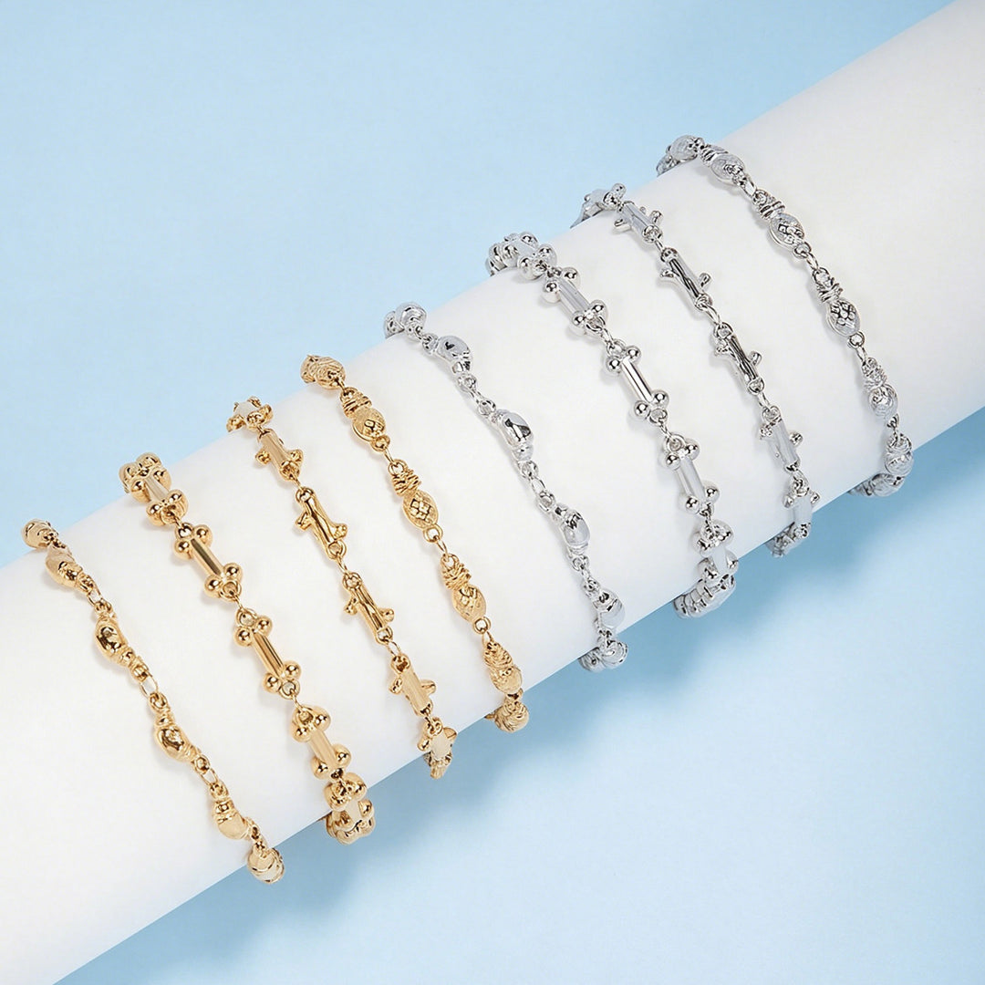 Intricate Textured Chain Bracelet Stornfield