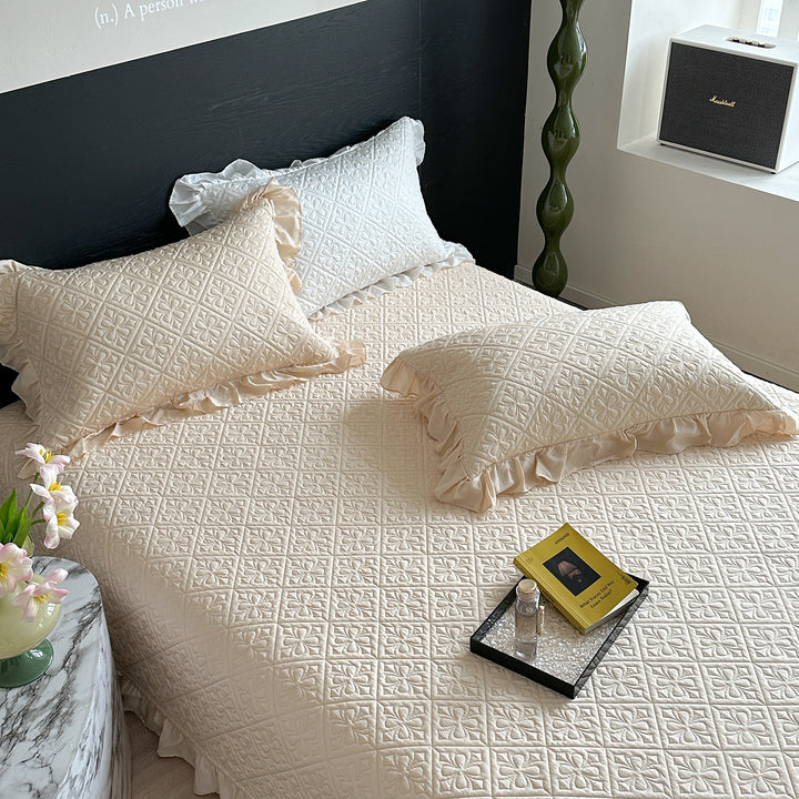 Quilted Cotton Bedspread Set