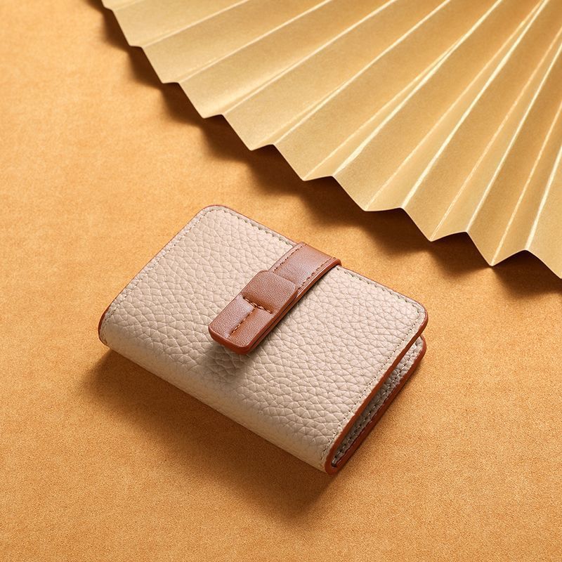 Textured Leather Cardholder Wallet Stornfield