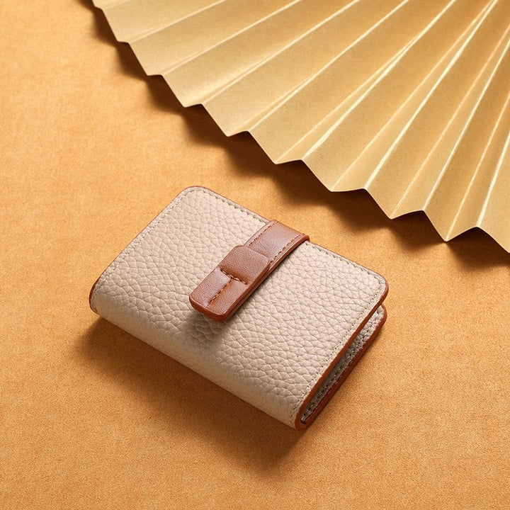 Textured Leather Cardholder Wallet Stornfield