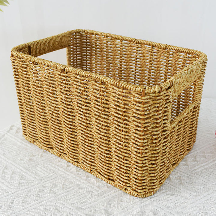 Handcrafted Natural Wicker Storage Basket Stornfield
