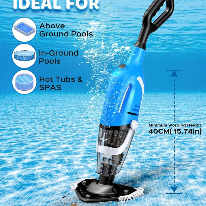 Advanced robotic pool vacuum with cyclonic suction and high debris capacity Stornfield