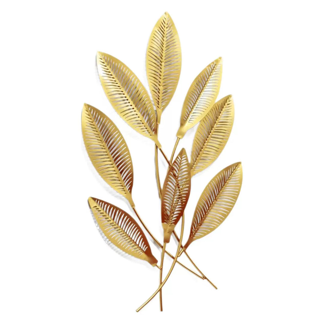 Modern Leaf Metal Wall Art Stornfield