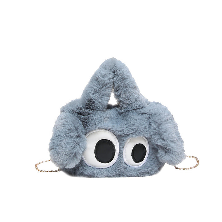 Cozy plush shoulder bag with ear application Stornfield