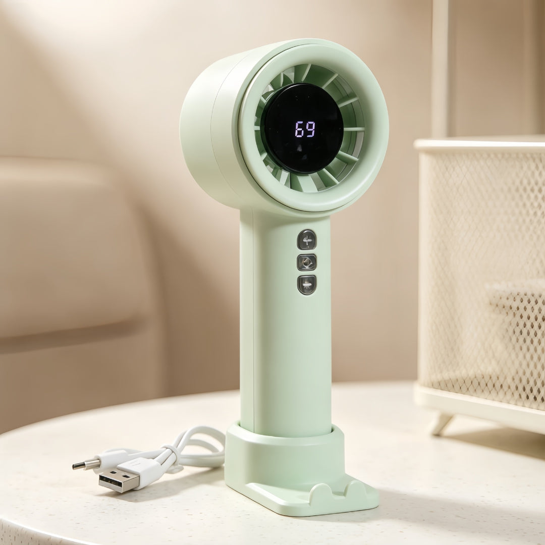 Portable Cooling Fan with Precise Temperature Display Stornfield
