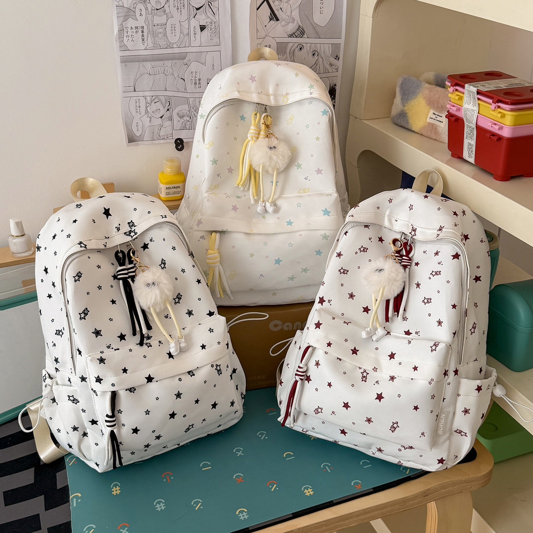 Casual Lightweight Star-Printed Backpack Stornfield