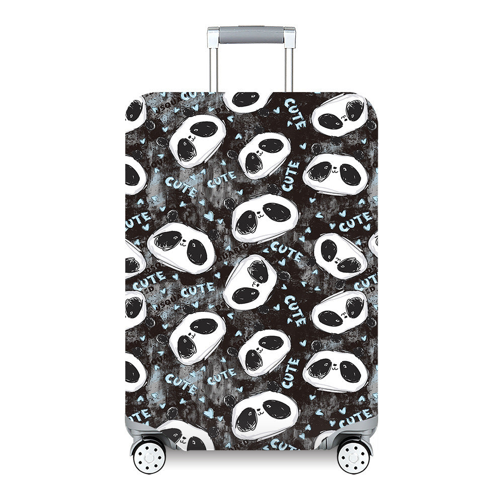 Women's Hard Shell Travel Suitcase with Custom Statement Design Stornfield