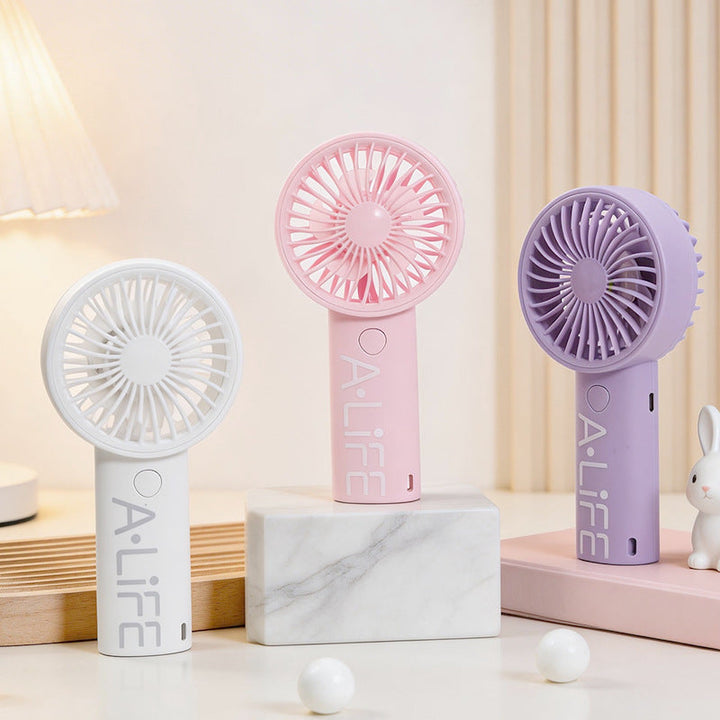Women's Portable Hand Fan with USB Charging Function and Ergonomic Design Stornfield 1782398222