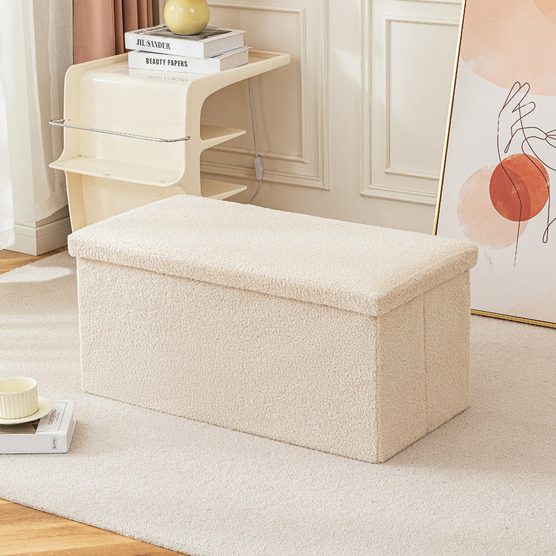 Plush Storage Ottoman Stornfield