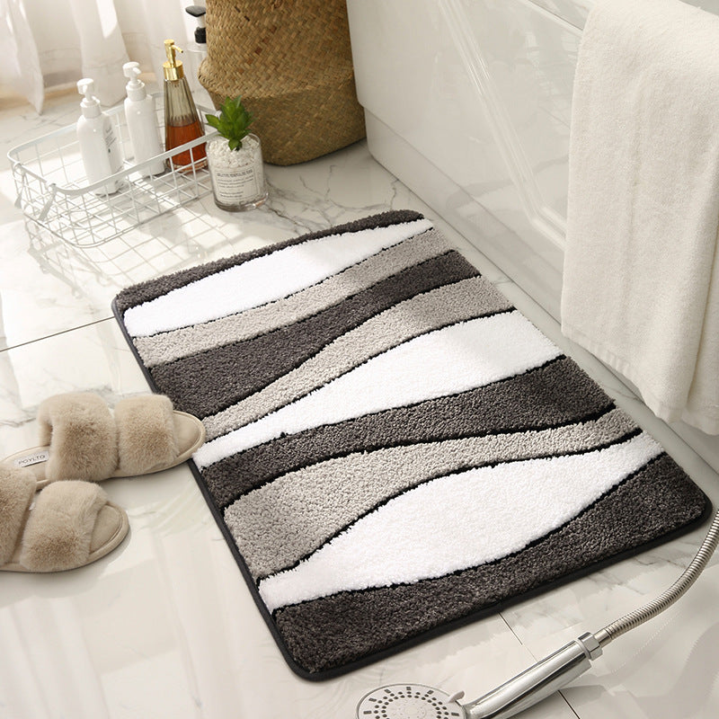 Contemporary Geometric Bath Mat Stornfield
