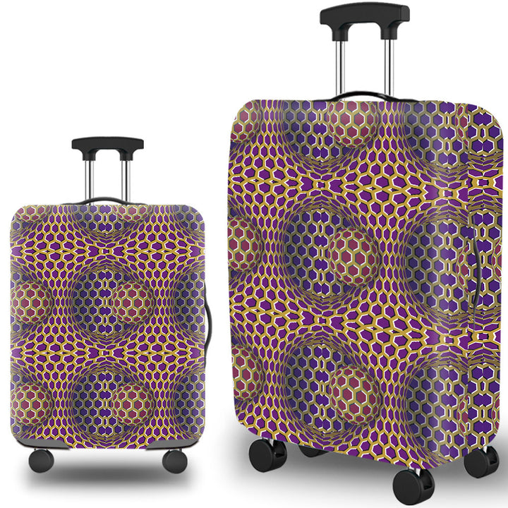Women's Hard Shell Suitcase with Modern Geometric Design Stornfield