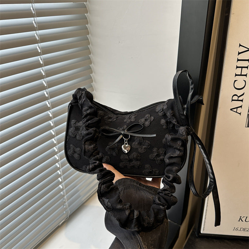 Elegant Floral Embellished Shoulder Bag Stornfield