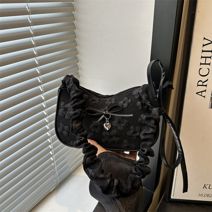 Elegant Floral Embellished Shoulder Bag Stornfield