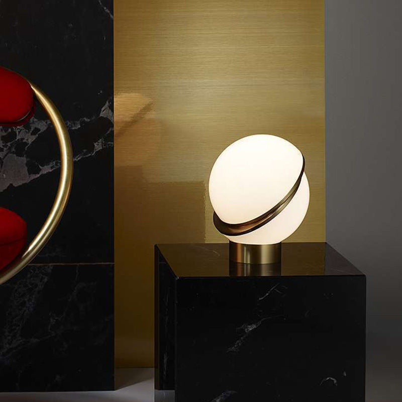 Modern Desk Lamp with Orbital Design