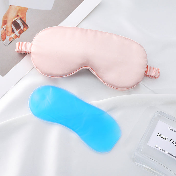 Women's nan silky soft sleep mask with removable gel cooling pad and adjustable comfort strap Stornfield