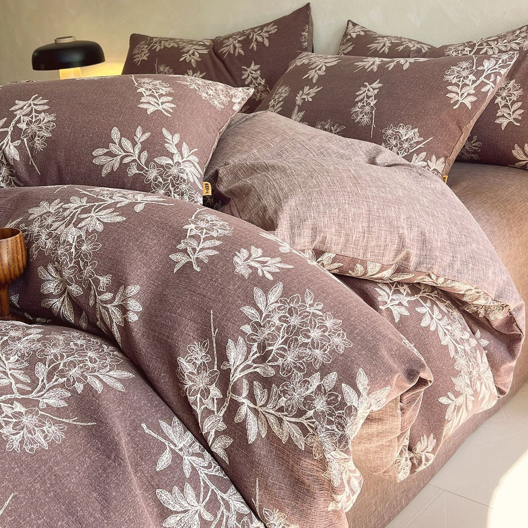 Floral Patterned Duvet Cover Set 1792801681