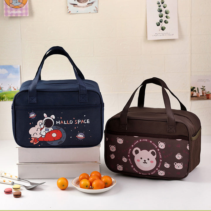 Insulated Kids' Lunch Bag with Cute Bear Design Stornfield