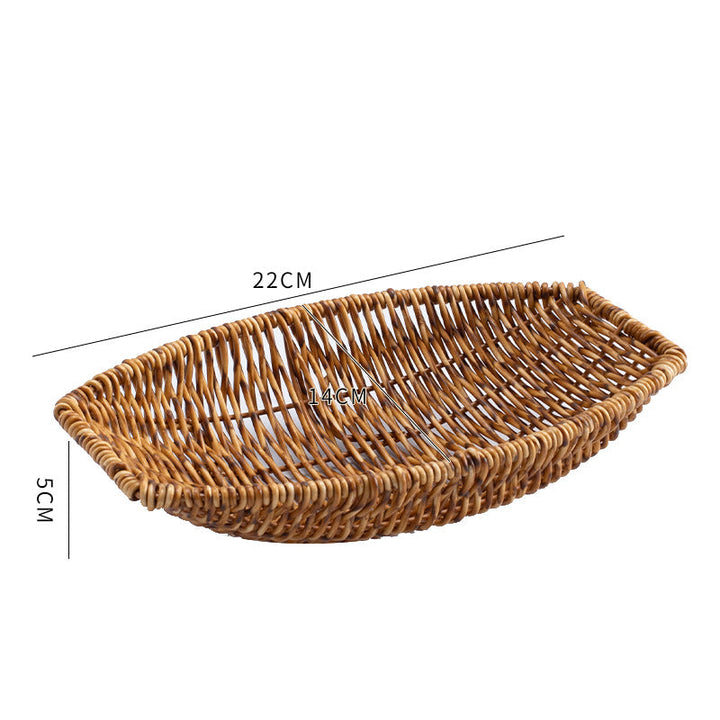 Decorative Handwoven Serving Tray Stornfield