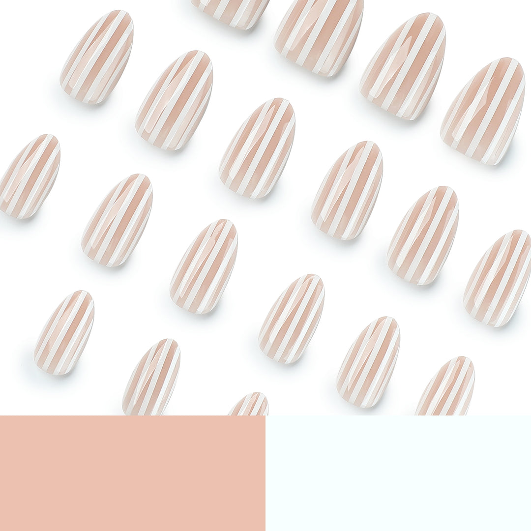 Stylish nail art with elegant stripe patterns Stornfield