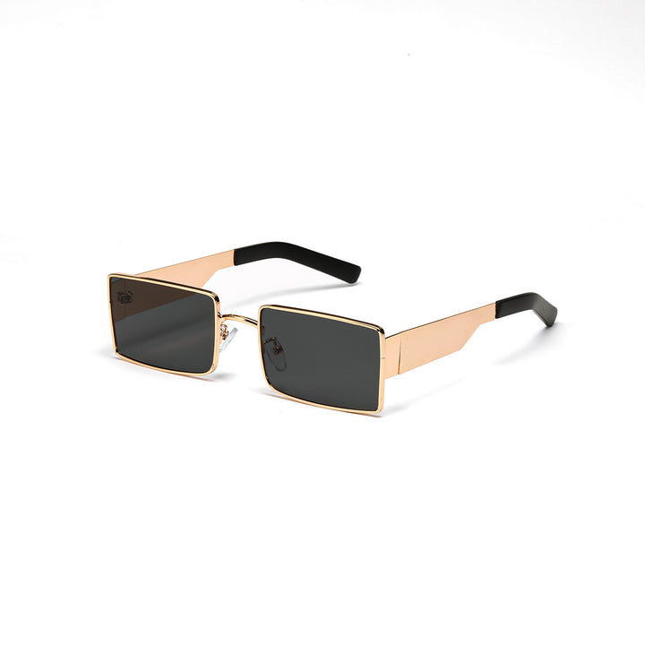 Ladies stylish rectangular sunglasses with modern metal frame Stornfield