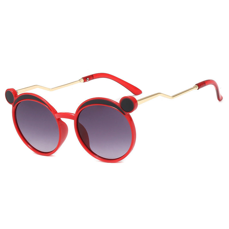 Women Fashion-Round Sunglasses with Innovative Frame and Colored Lenses Stornfield