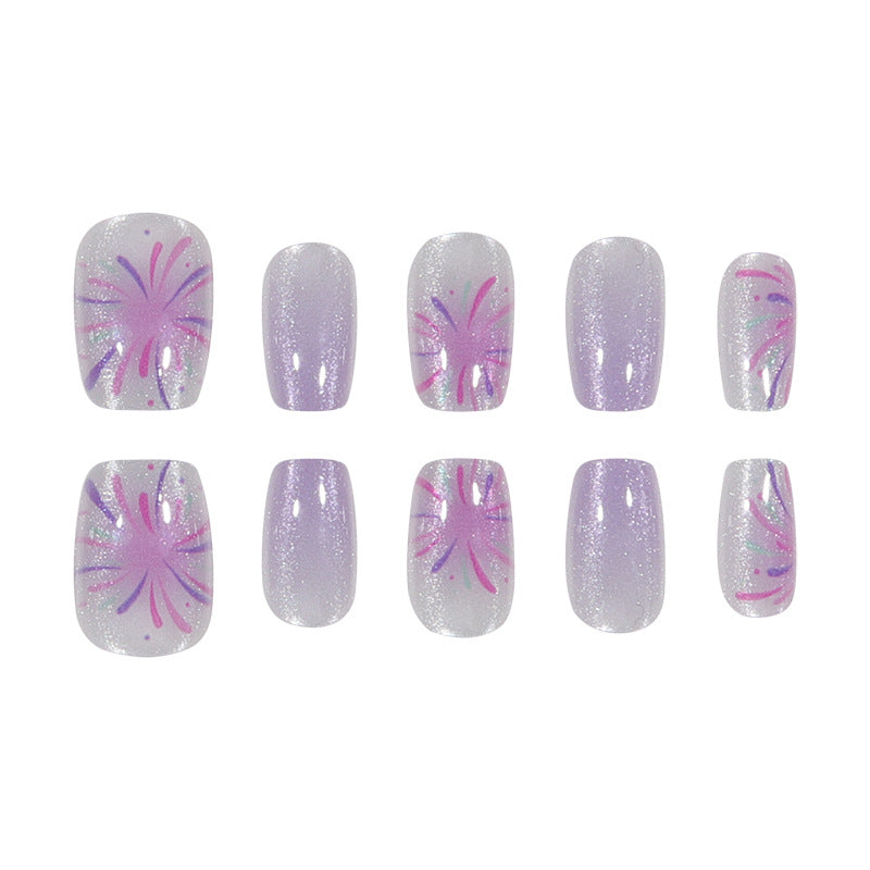 Floral Long Stiletto Press-On Nails Stornfield
