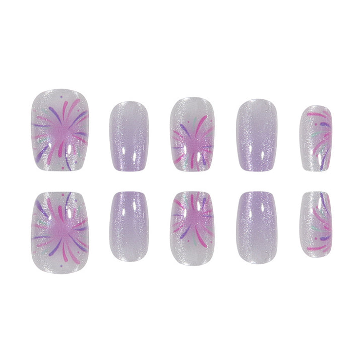 Floral Long Stiletto Press-On Nails Stornfield