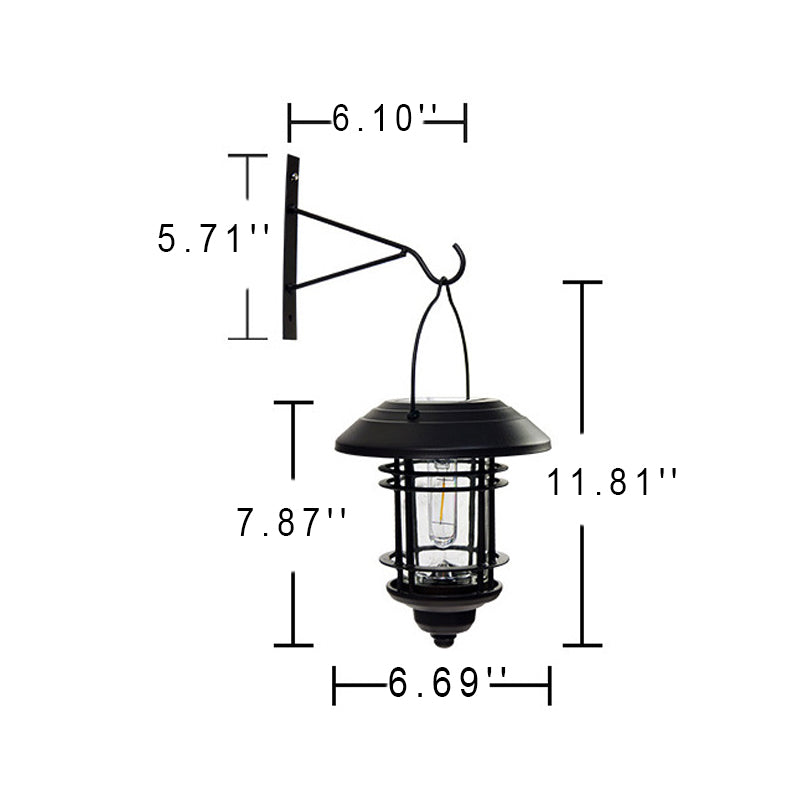 Traditional European Solar Outdoor Waterproof Induction LED Decorative Wall Sconce Lamp | Stornfield