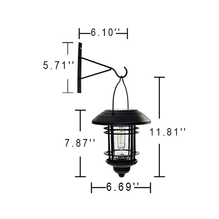 Traditional European Solar Outdoor Waterproof Induction LED Decorative Wall Sconce Lamp | Stornfield