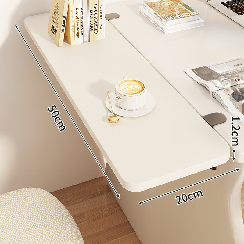 Compact Wall-Mounted Foldable Clamp-On Desk Shelf