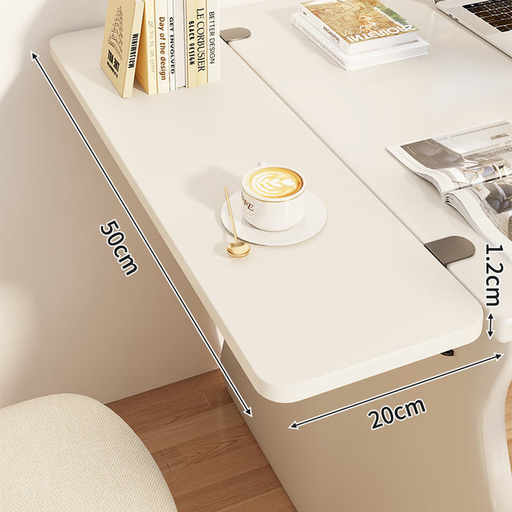 Compact Wall-Mounted Foldable Clamp-On Desk Shelf