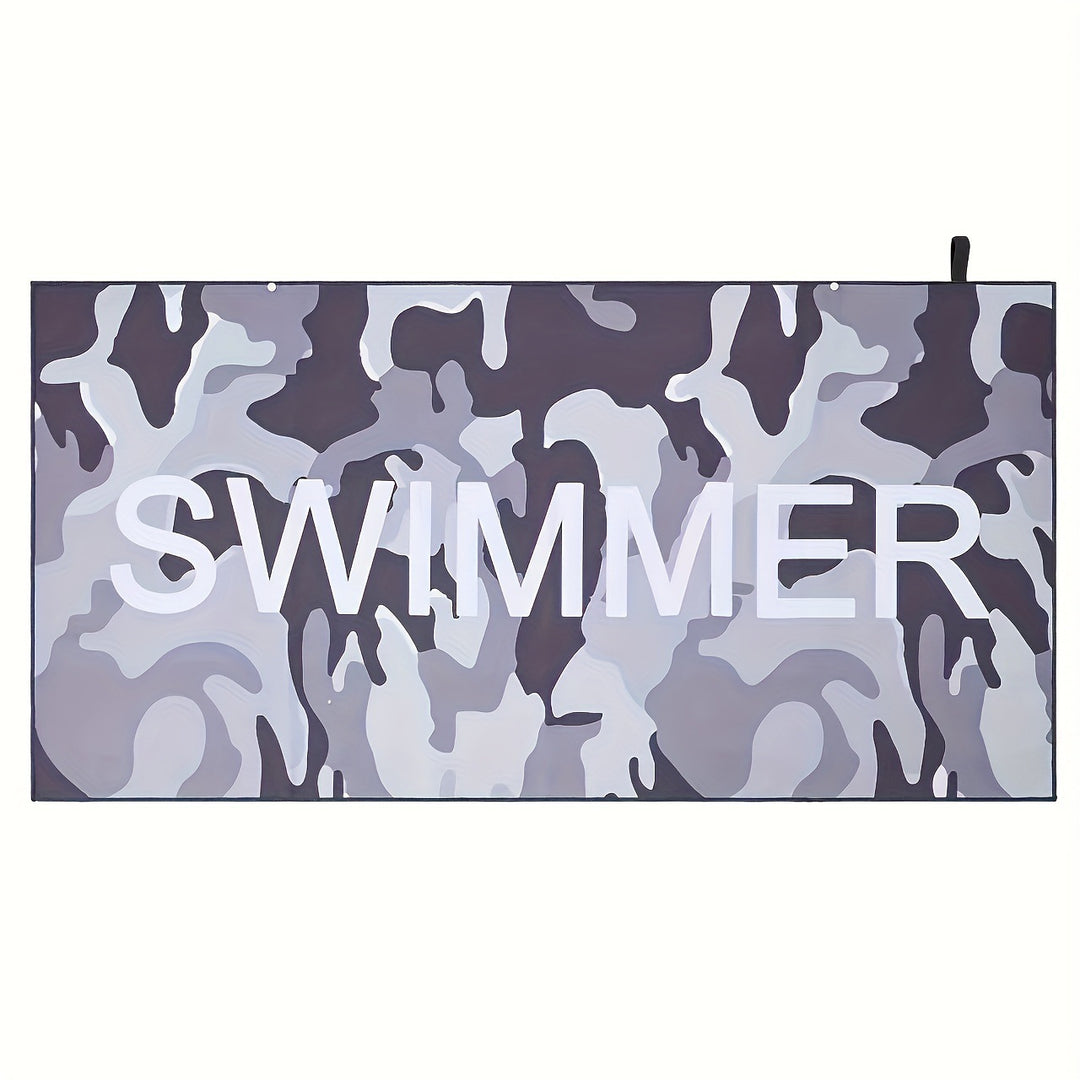 Women's beach blanket with colorful surf design Stornfield
