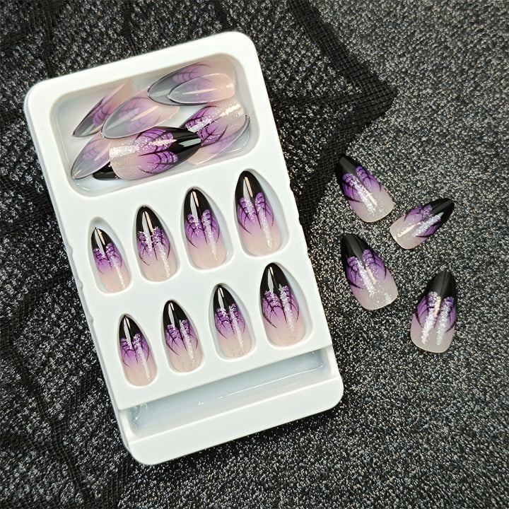 Artistic Abstract Press-On Nail Set Stornfield