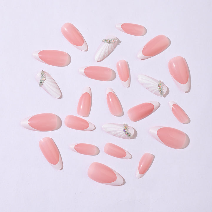 Artificial nail set with luxurious 3D embellishments Stornfield