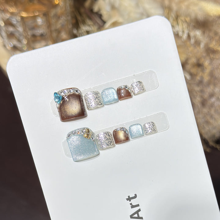 Artistic Nail Art Set with Decorative Elements Stornfield