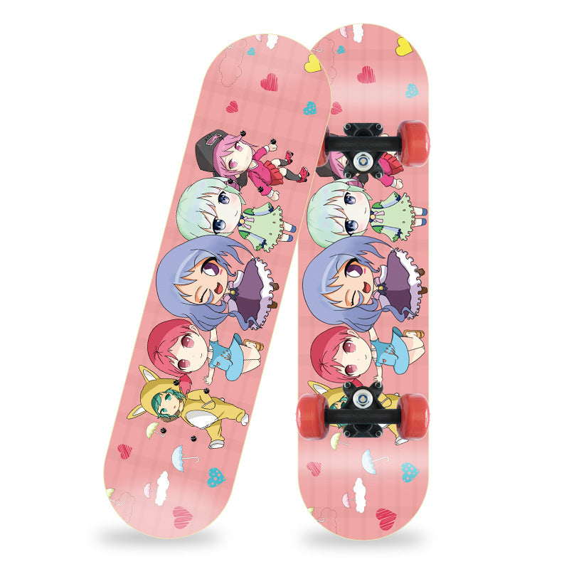 Cartoon-Inspired Mini Skateboard Stornfield