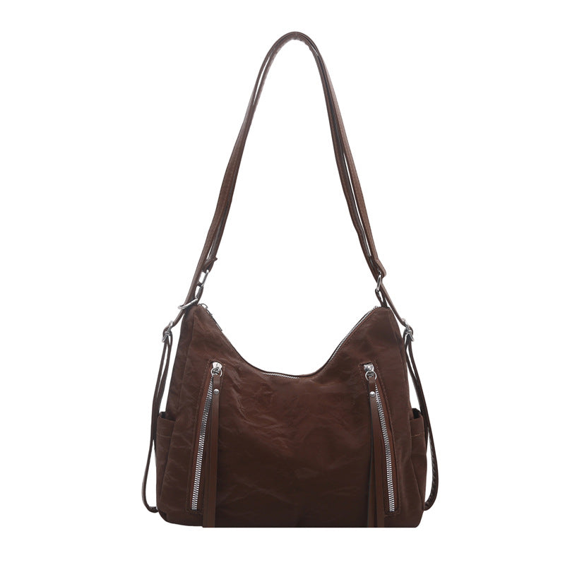 Versatile Textured Hobo Bag