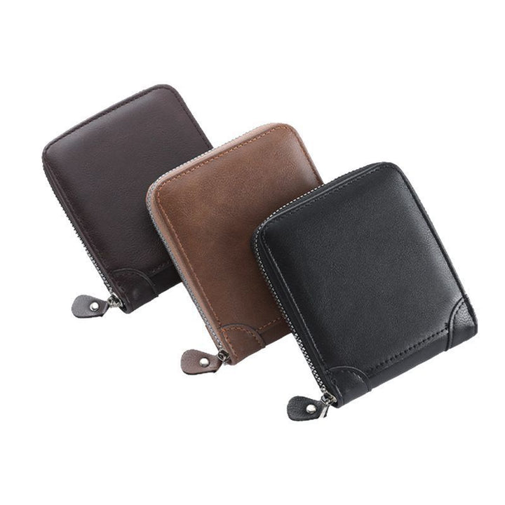 Compact Zip Leather Wallet Stornfield