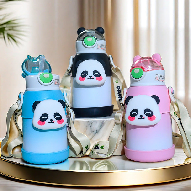 Ladies Insulated Water Bottle with Colorful Rabbit Design Stornfield