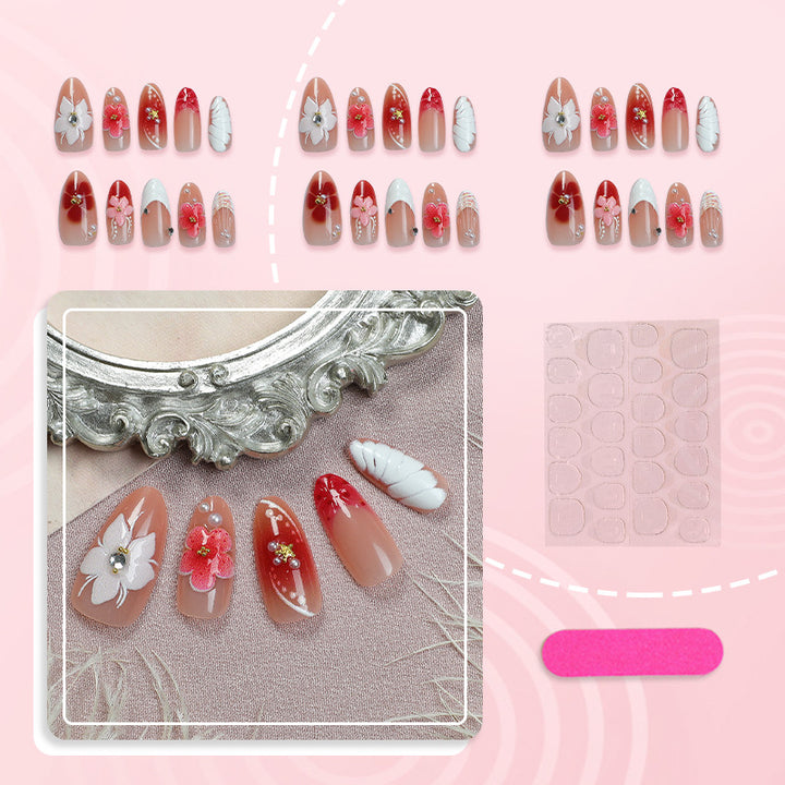 Decorative Floral Nail Art Set