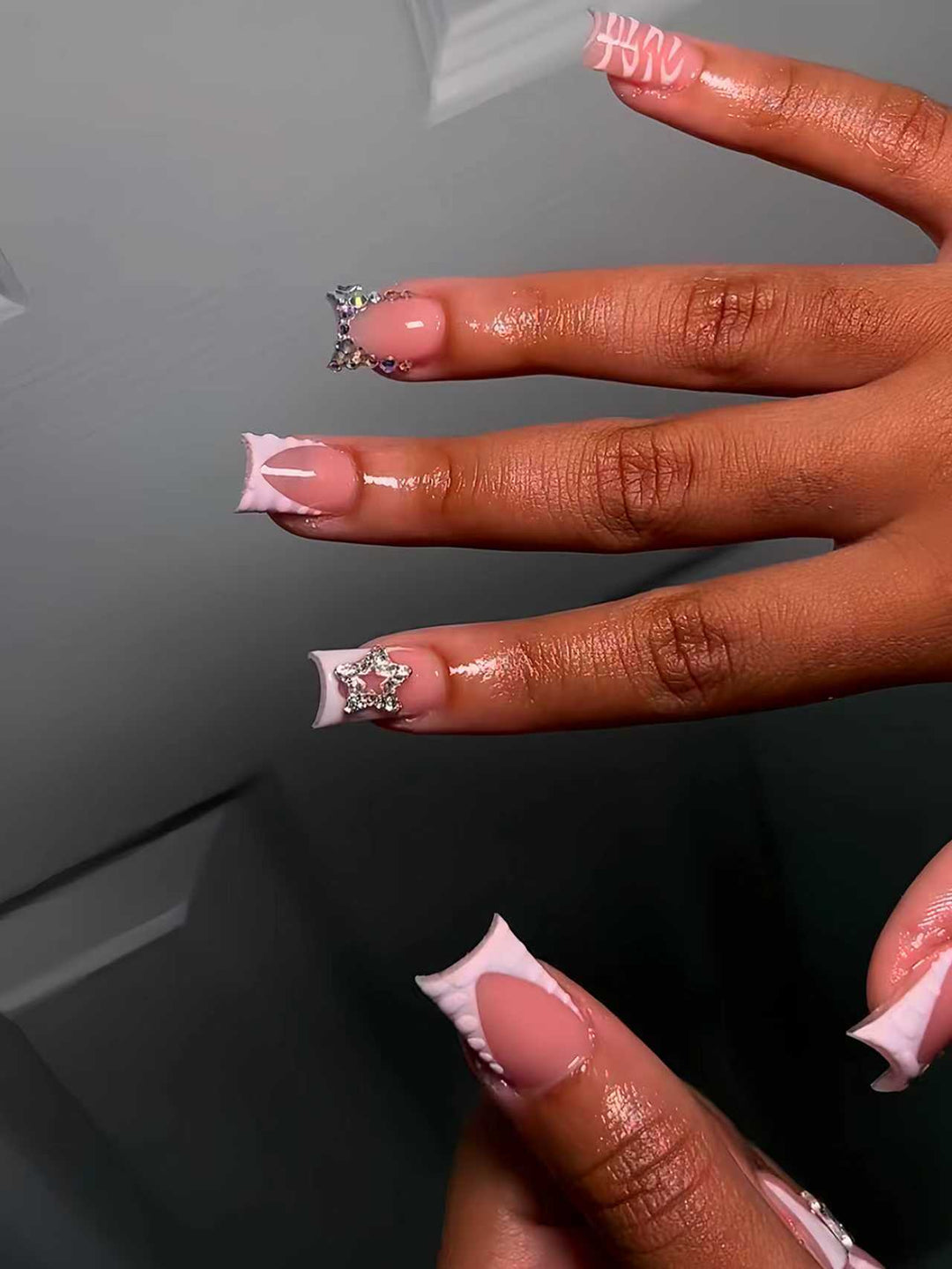 Glamorous Acrylic Nail Art Extensions Stornfield
