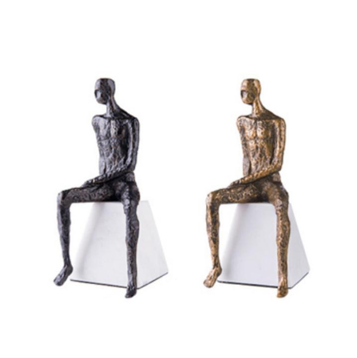 Artistic Sitting Figure Sculpture