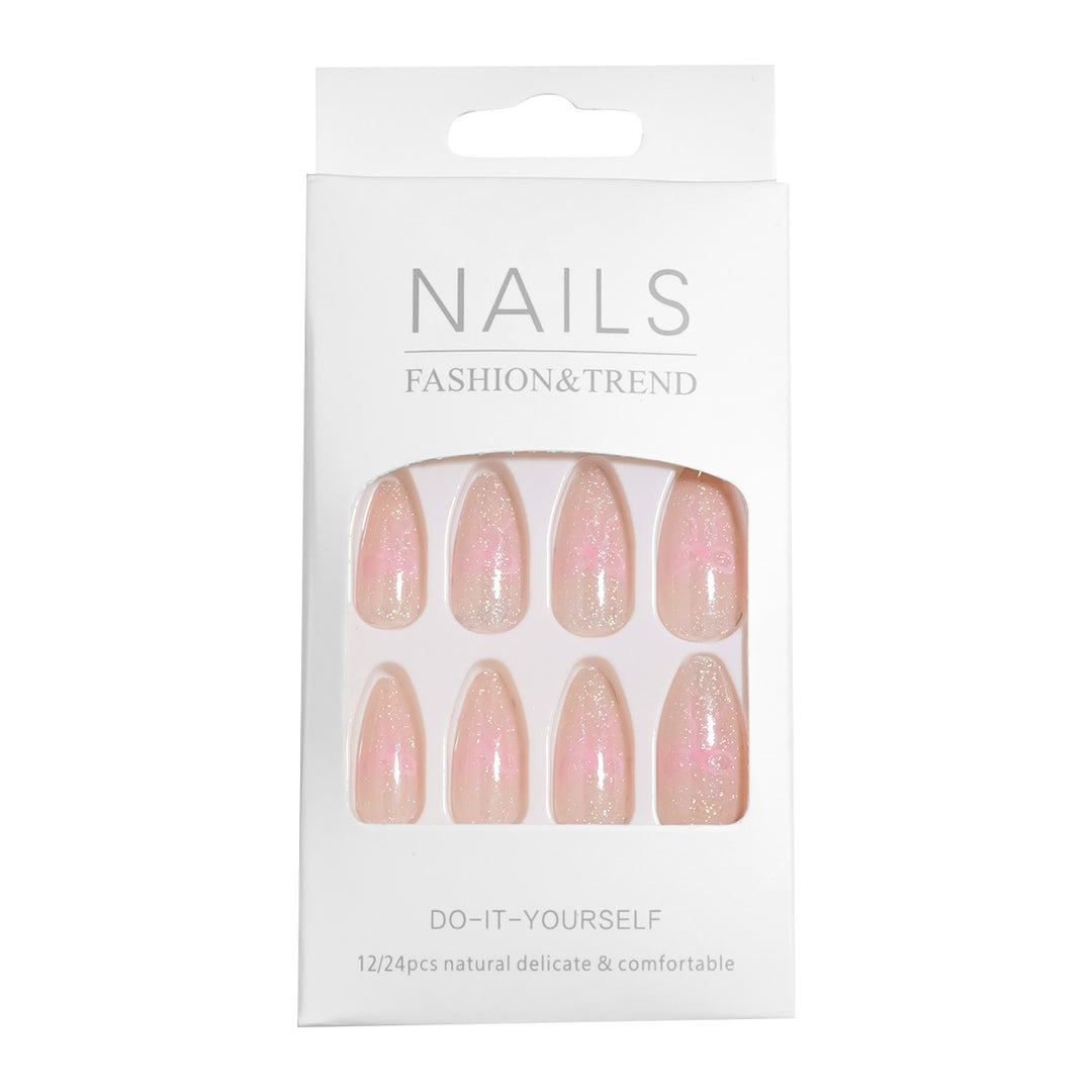 DIY Gradient Glitter Press-On Nails Stornfield