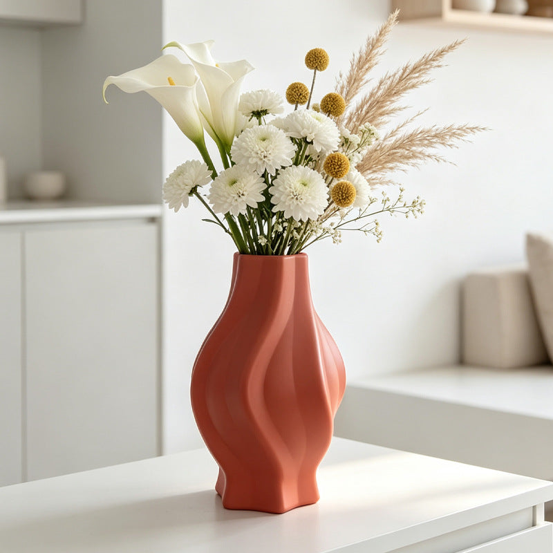 Wave-Designed Decorative Vase Stornfeild