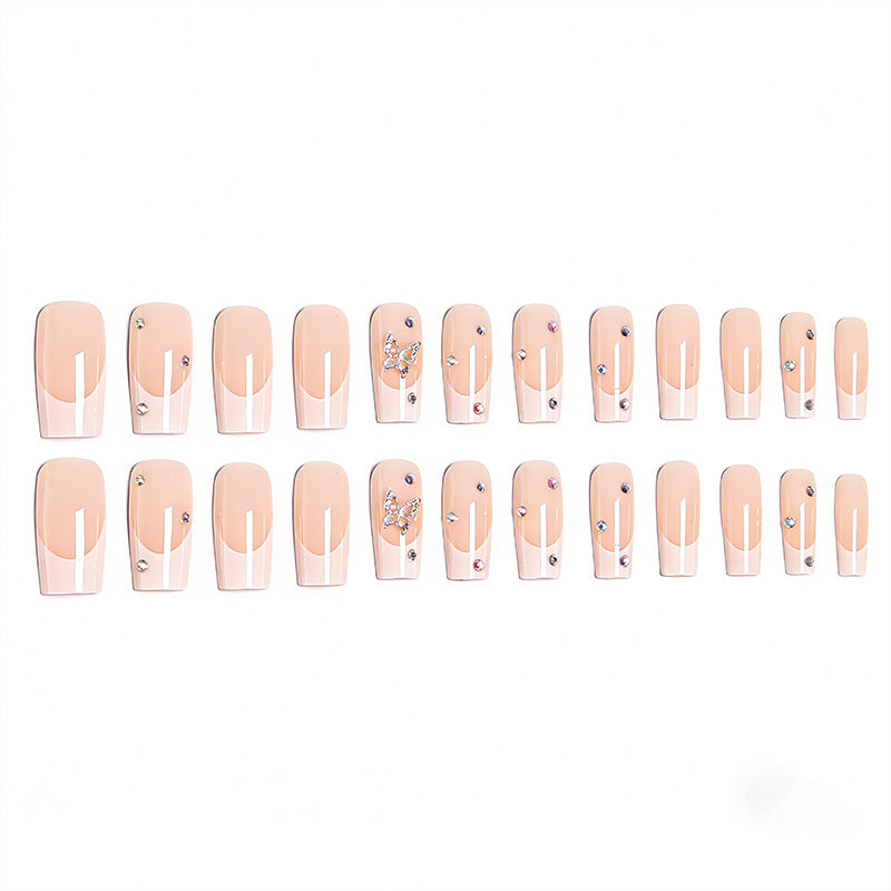 Artful Nail Set with Butterfly Decoration Stornfield
