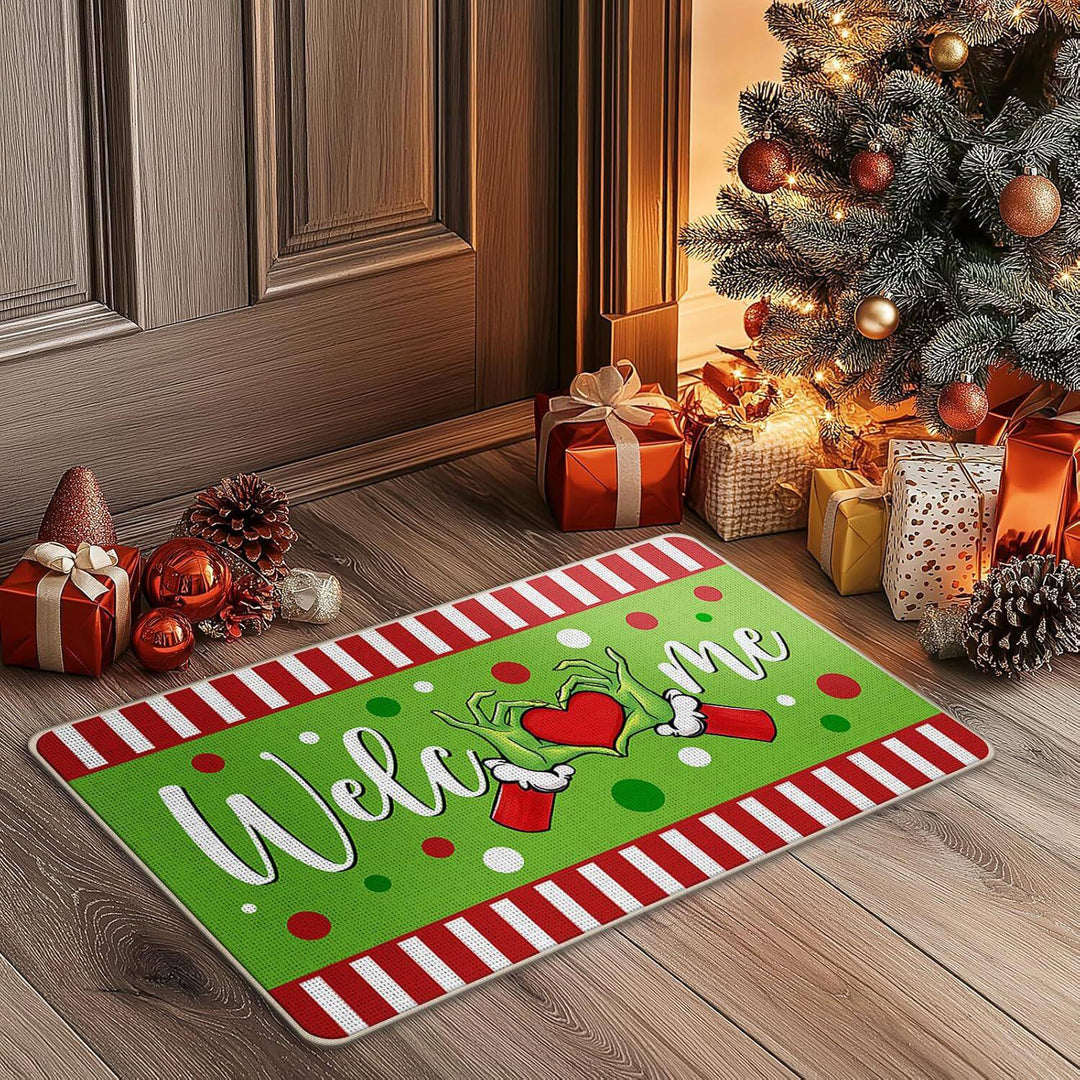 Festive Holiday-Themed Welcome Mat Stornfield