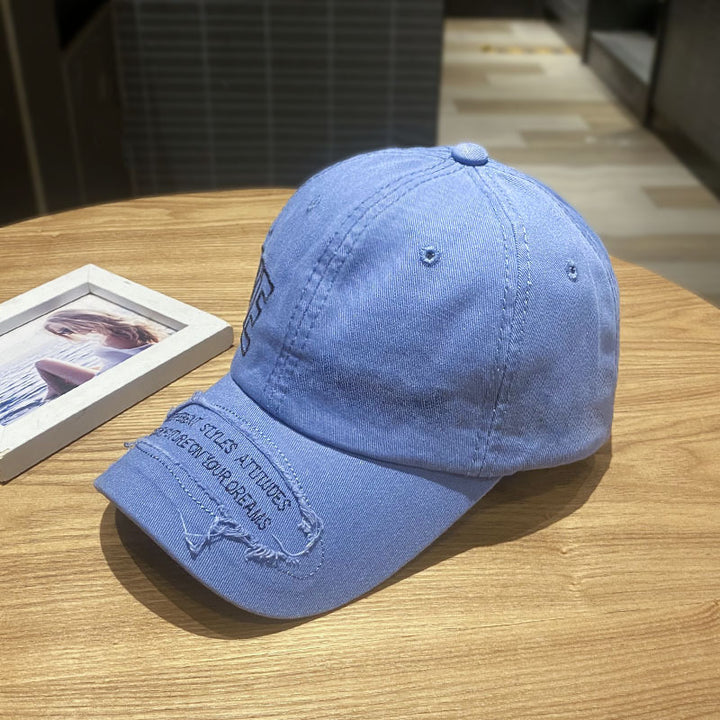 Women's Distressed Casual Denim Cap Stornfield