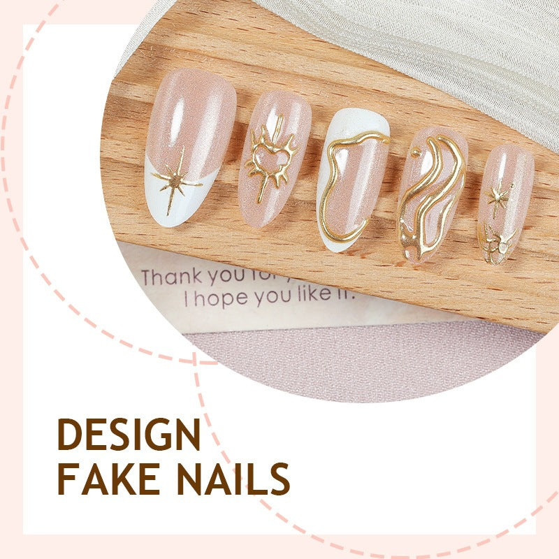 Glamorous artificial nails with exquisite 3D details Stornfield
